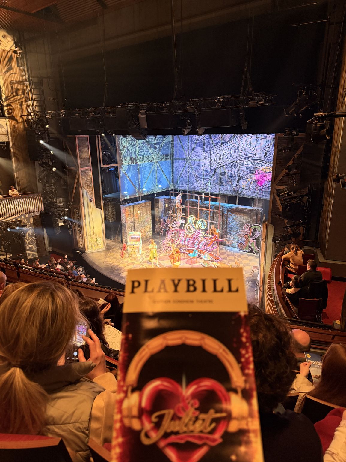 Broadway show &amp;Juliet: flyer