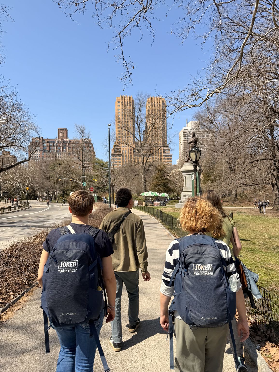 Walking in central park