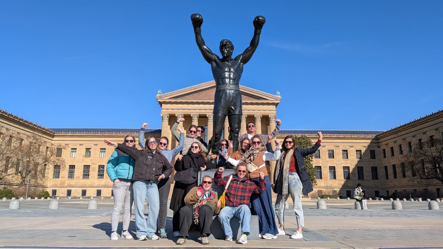 rocky statue