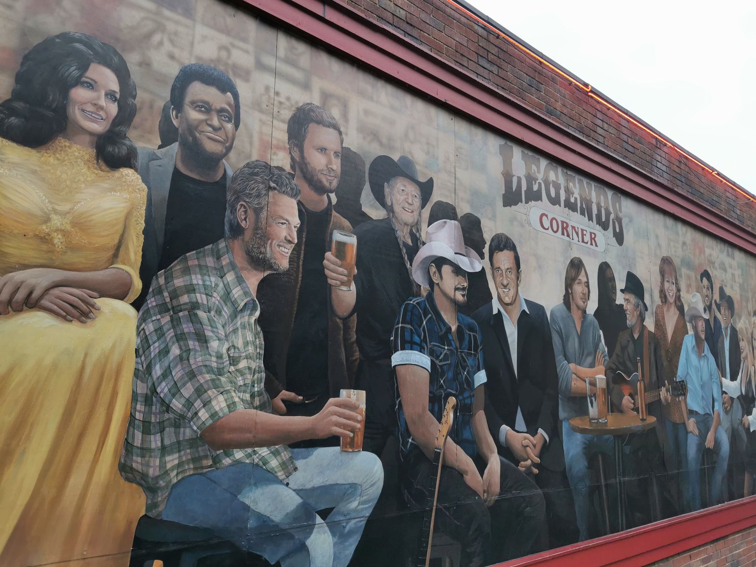 Ryman Auditorium muurschildering