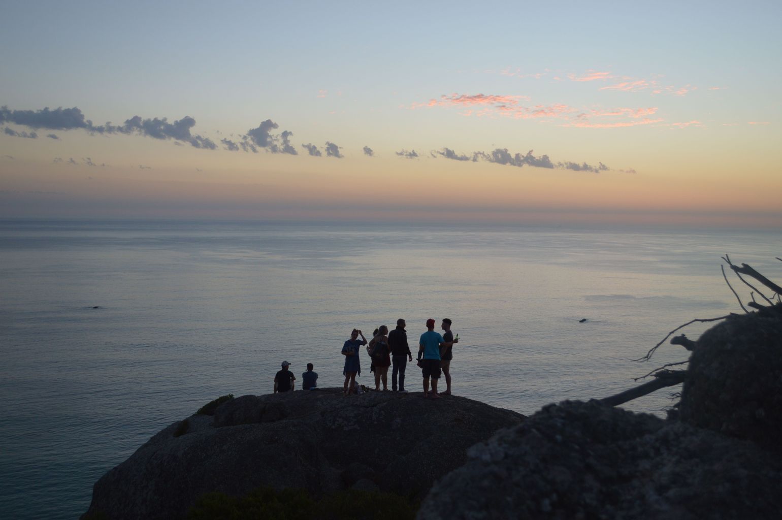 Zonsondergang Kaapstad