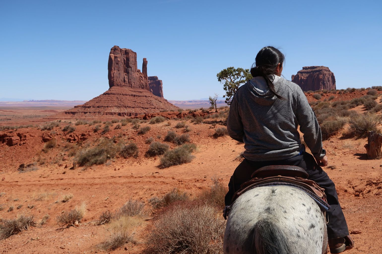 Paardrijden in Monument Valley