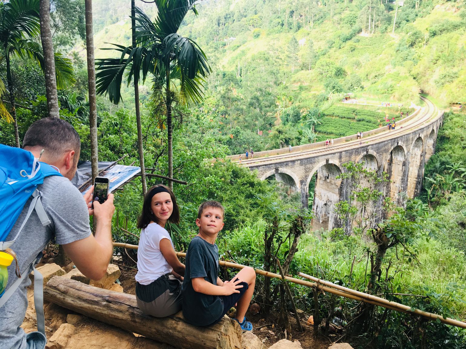 Sri Lanka fotoshoot bij 9 arches bridge