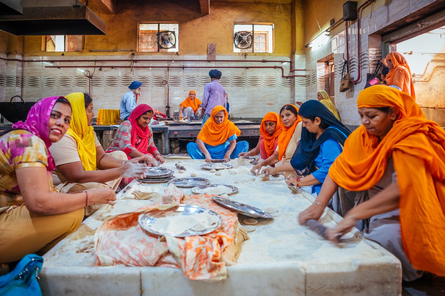 brood maken in de tempel