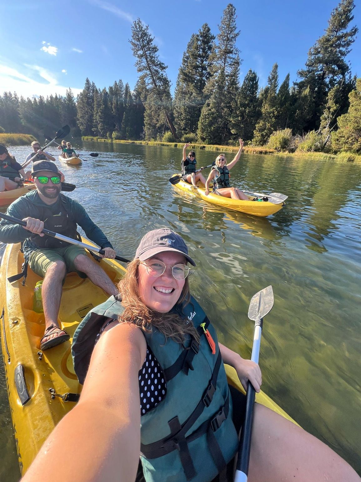 Kajakken op de Deschutes River