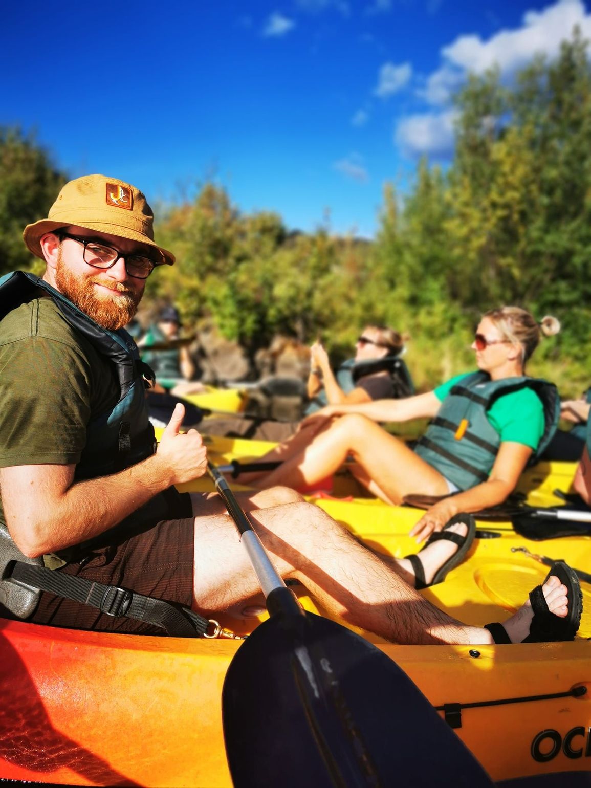 Kajakken op de Deschutes River