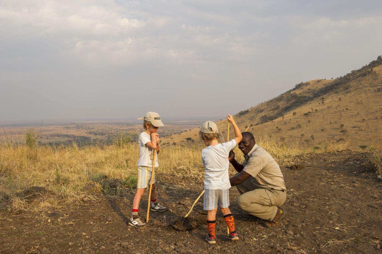 safari kids tanzania gezin