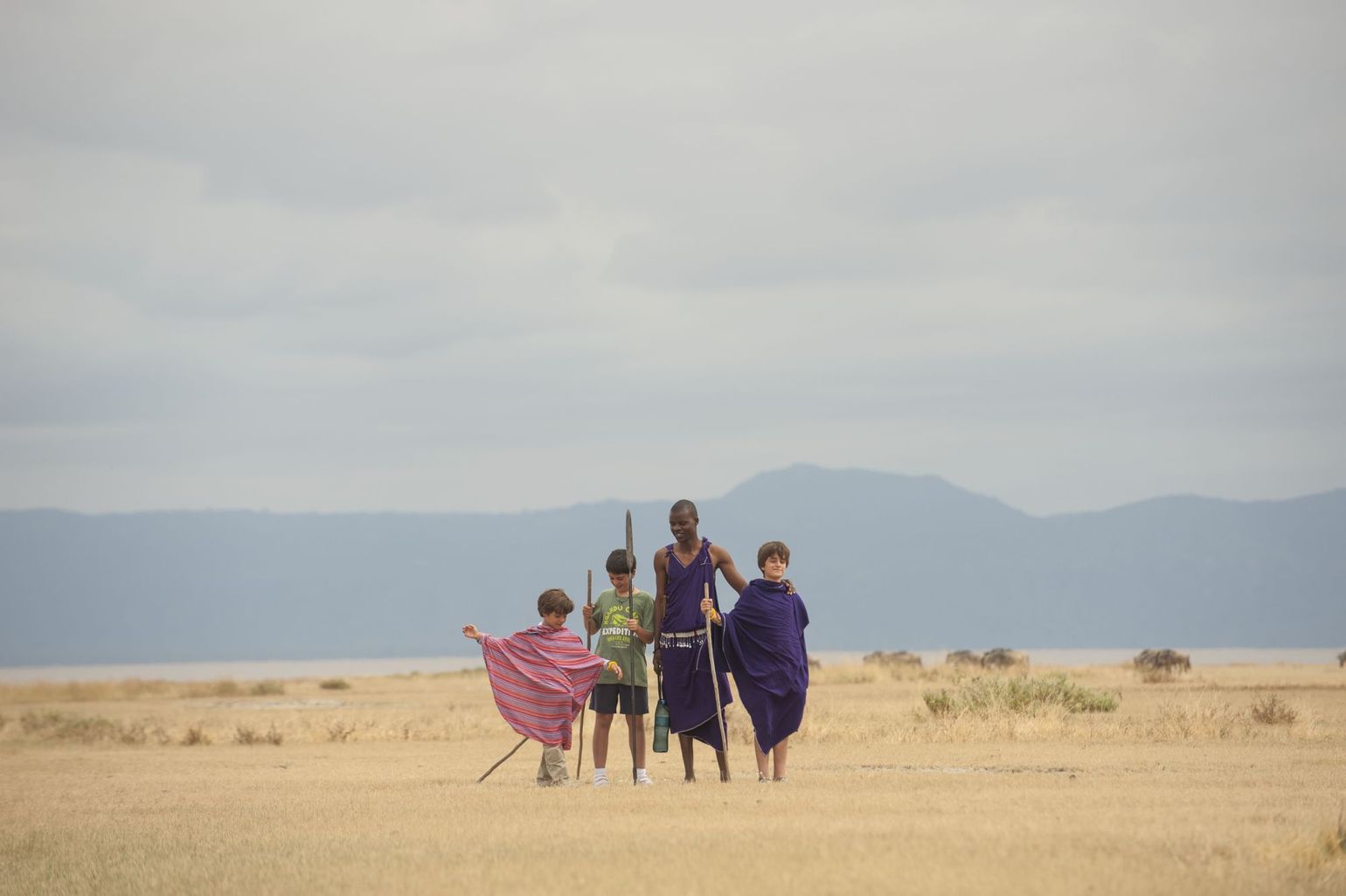 safari kids tanzania gezin
