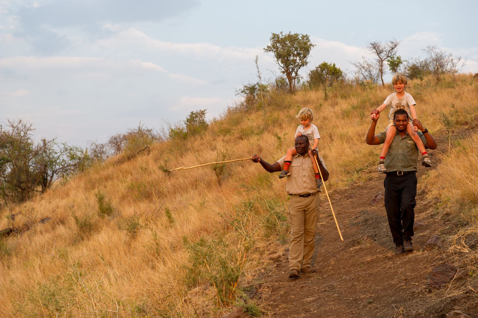 safari kids tanzania gezin