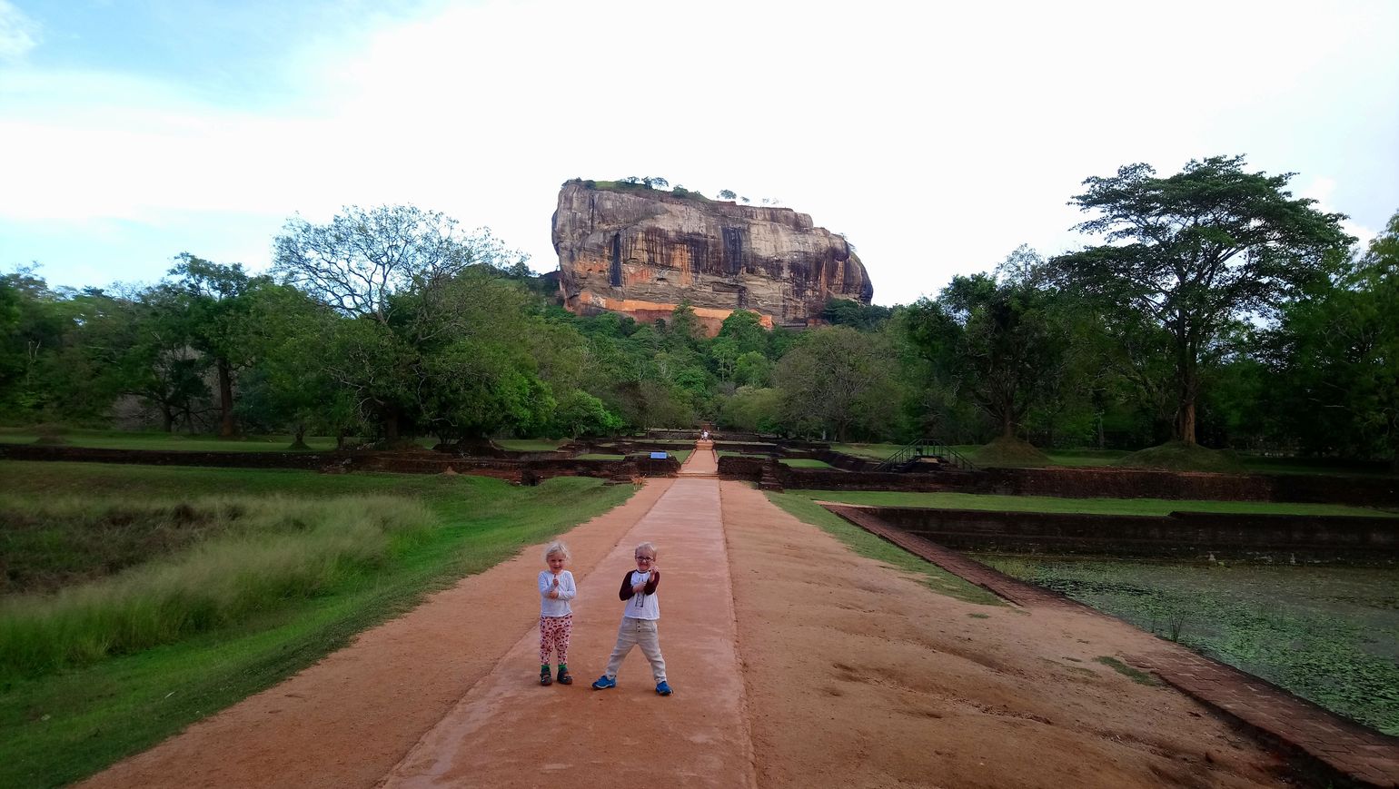Lion&#039;s Rock beklimmen in Sri Lanka