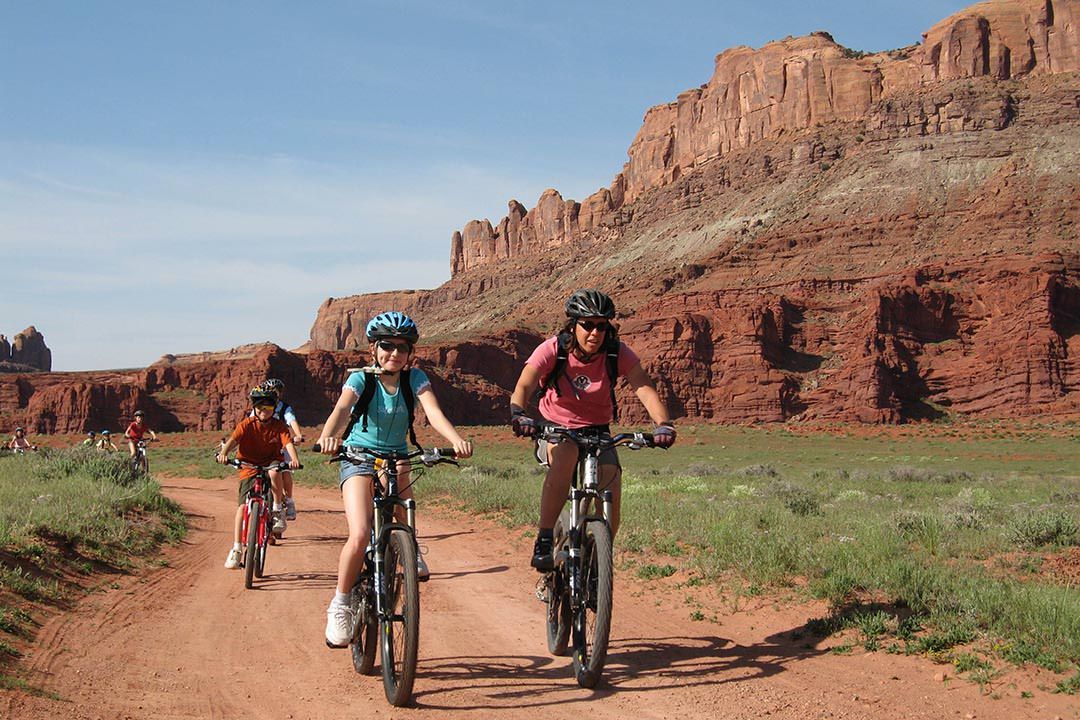 Mountainbike Courthouse Loop, Moab, USA