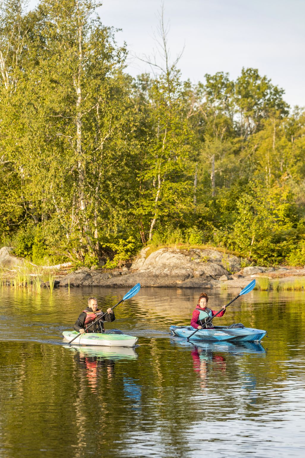 Kajakken in Parc National de la Pointe-Taillon