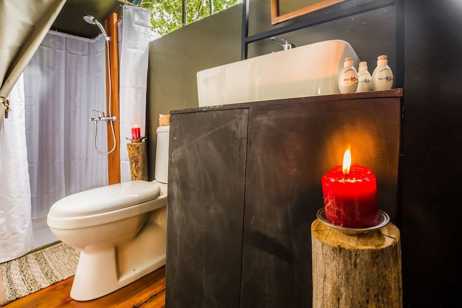 Slapen bij een safaripark in Sri Lanka