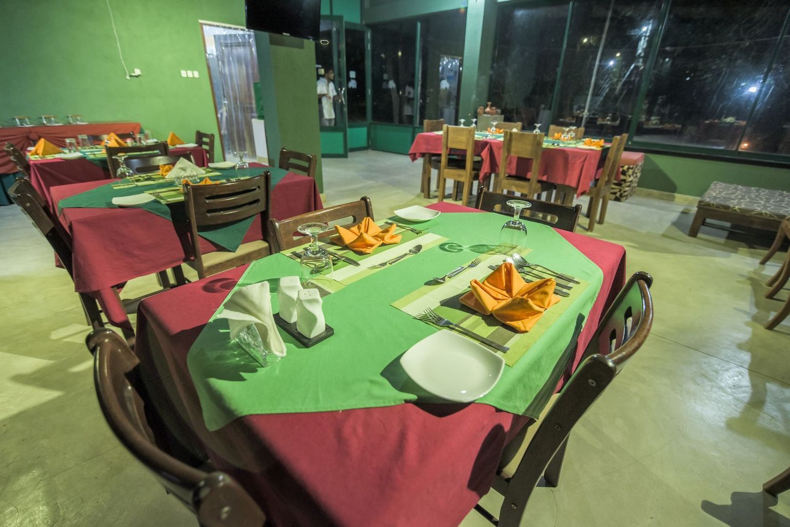 Sri Lanka Boomhut Wilpattu restaurant