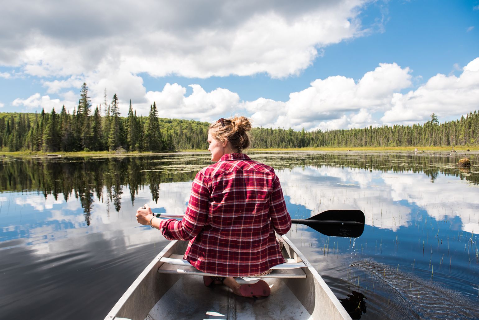 kanoeën in Algonquin Park