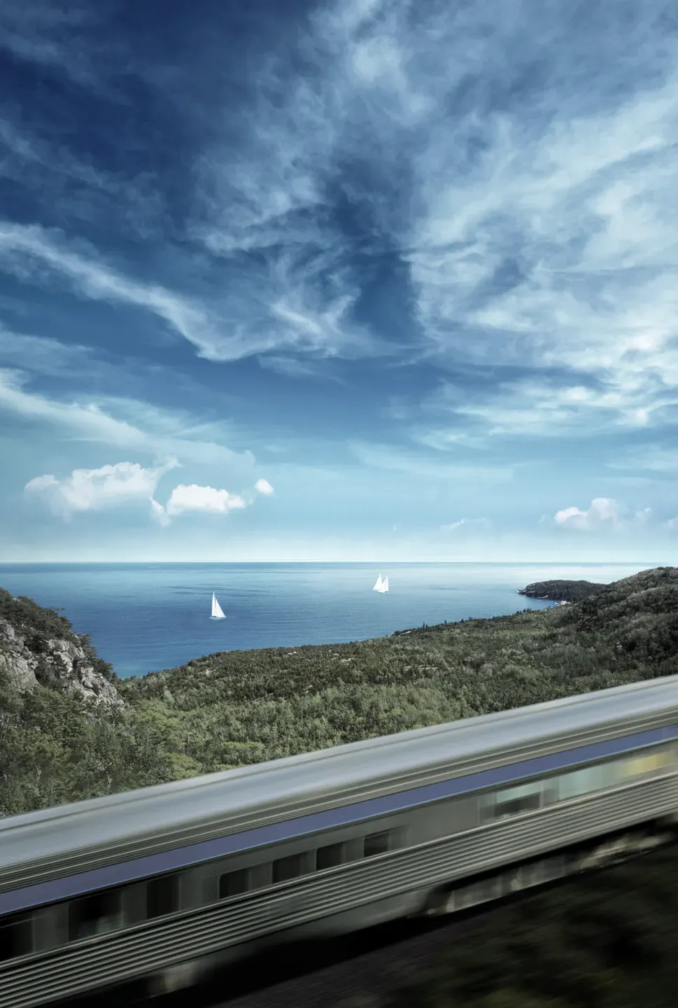 Treinrit met l&#039;Océan in Canada