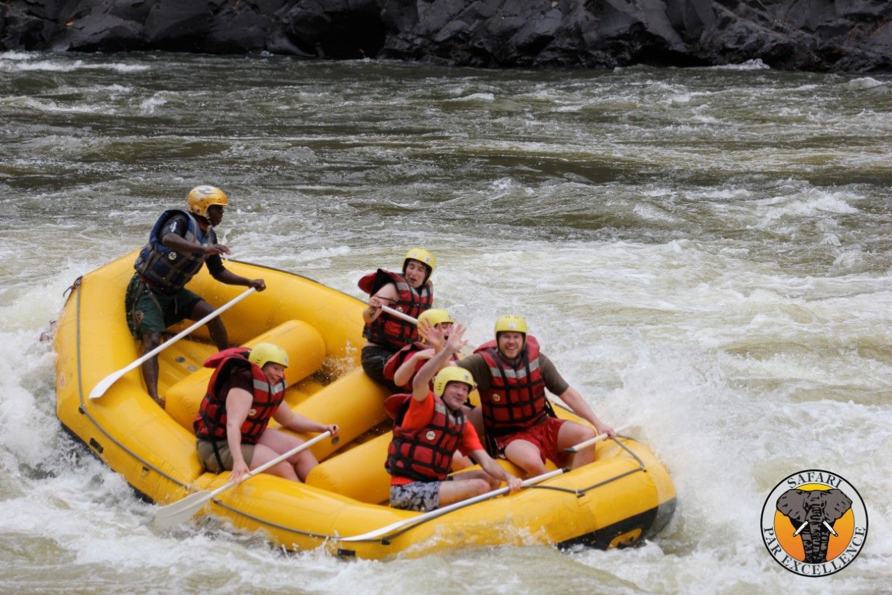 Victoria Falls Zambia Zimbabwe rafting