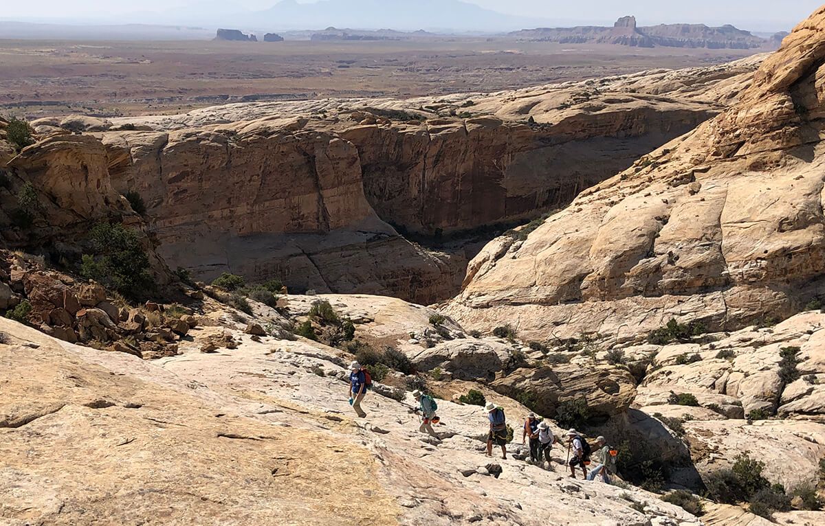 Canyoneering in Wild Horse Window