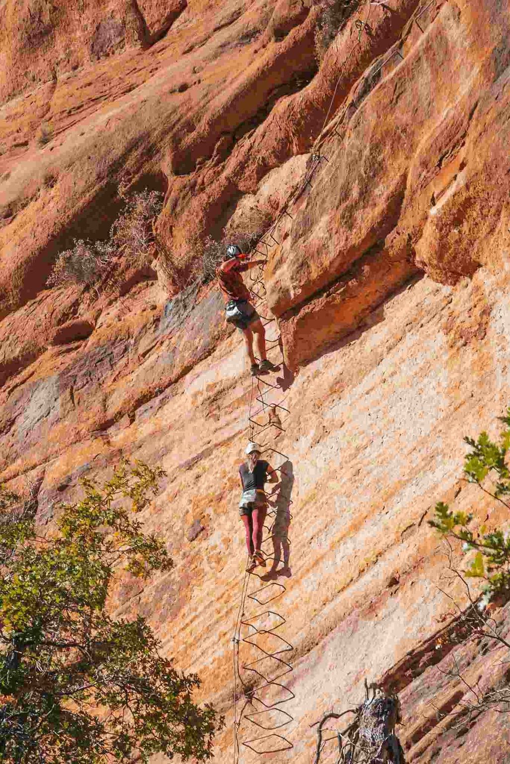 Via Ferrata op steile kloofwanden