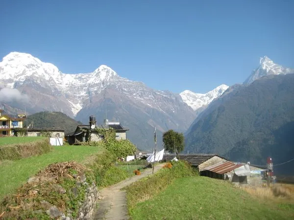 Naar Annapurna massief met jeep