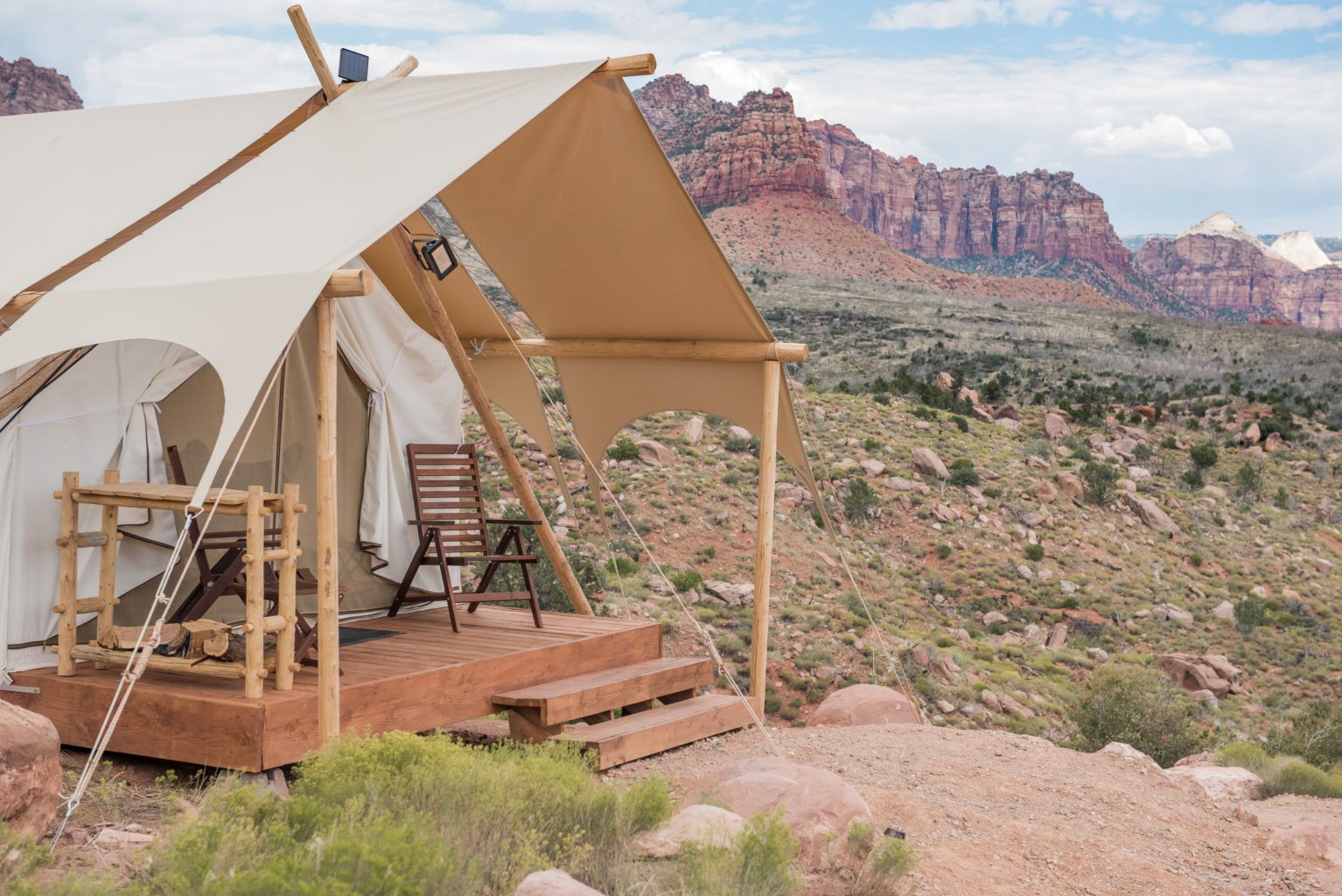 glamping in Zion West Amerika