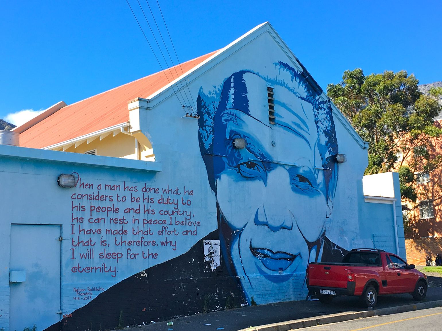 Nelson Mandela, een nationale held, Zuid-Afrika