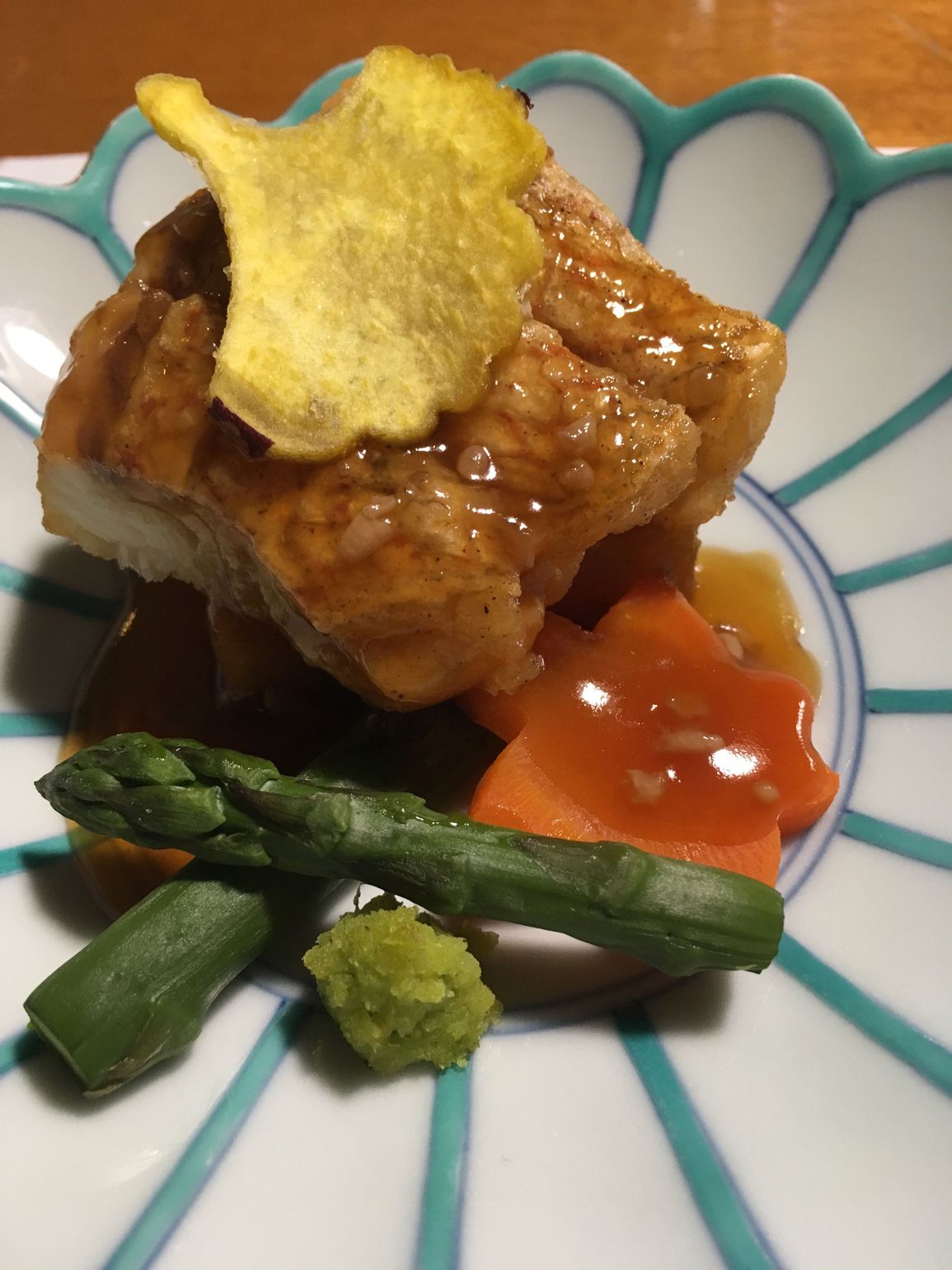 7.	Yakimono - gegrilde vis en vlees 