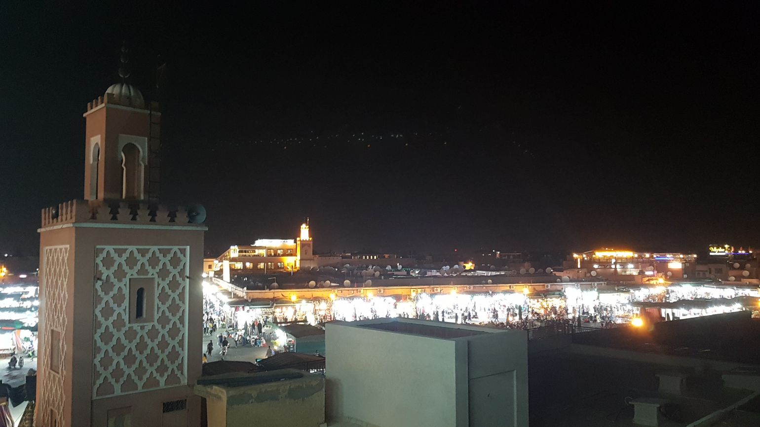 Marrakesh by night, de Rode Stad, Marokko