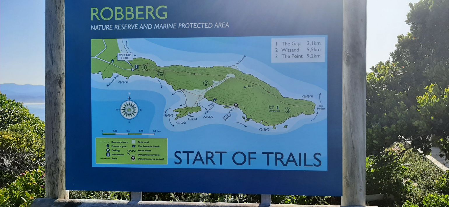 Wandelroutes Robberg