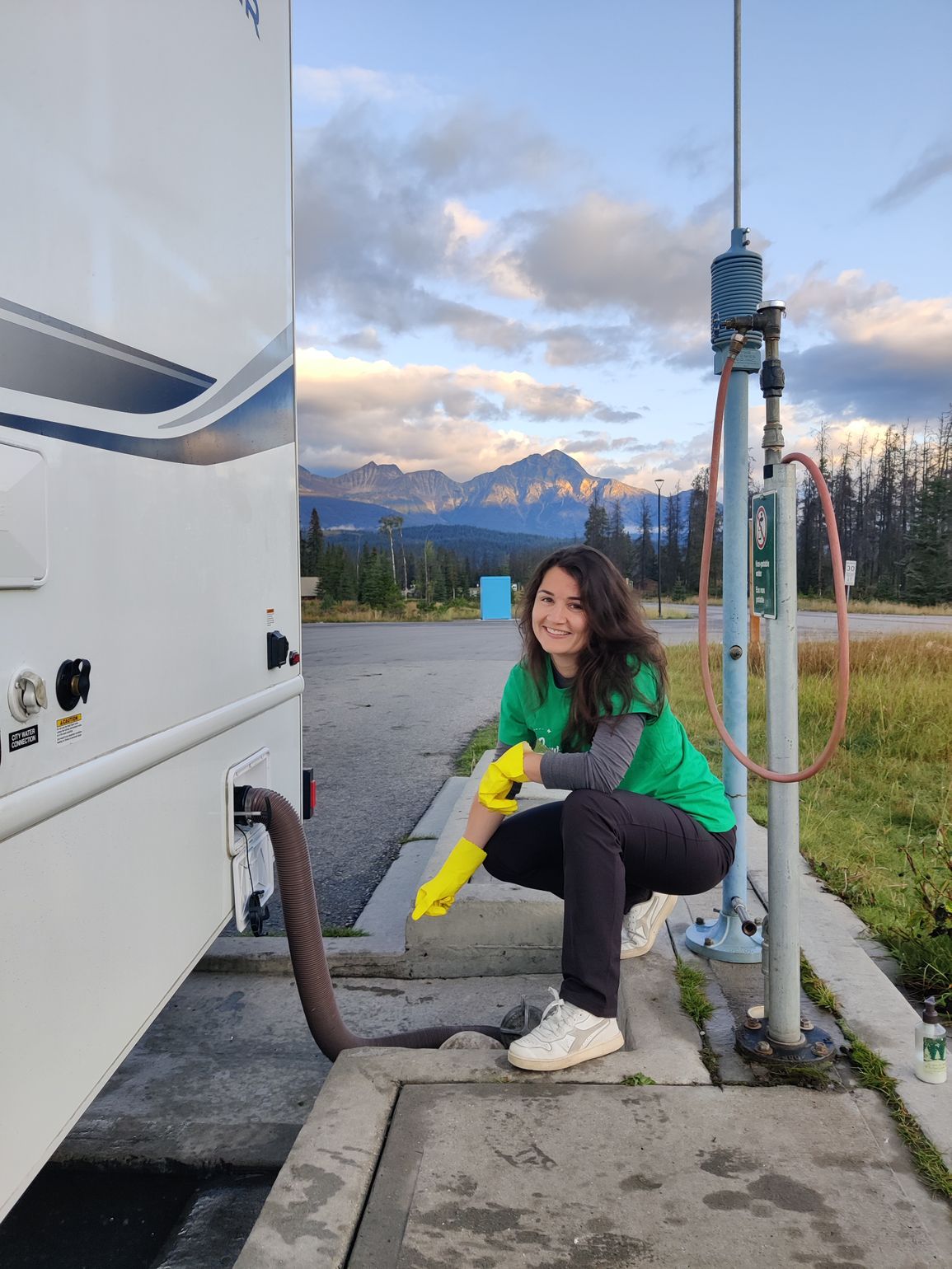 Afvalwater lozen met de camper