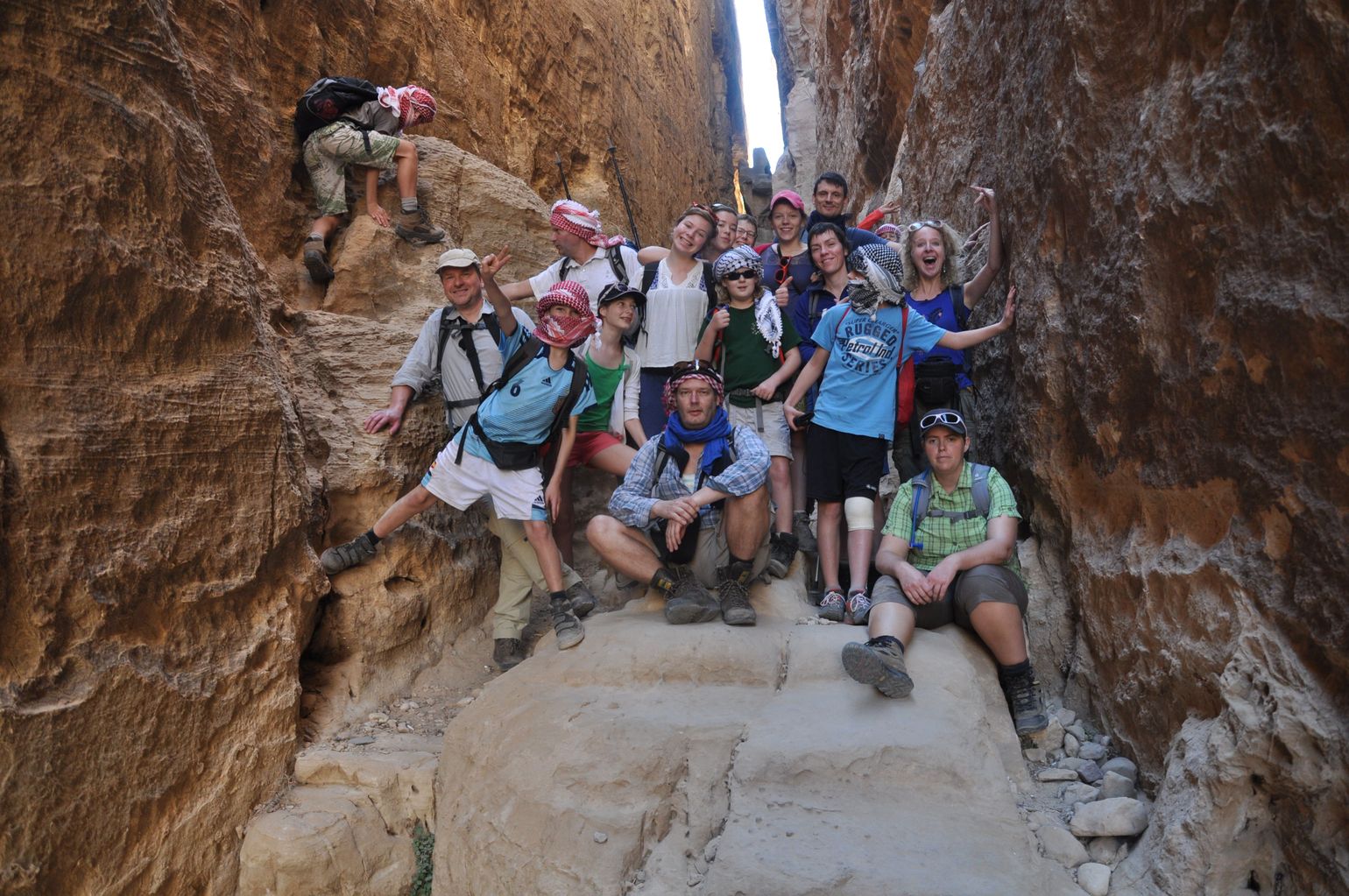 Familiereis in groep