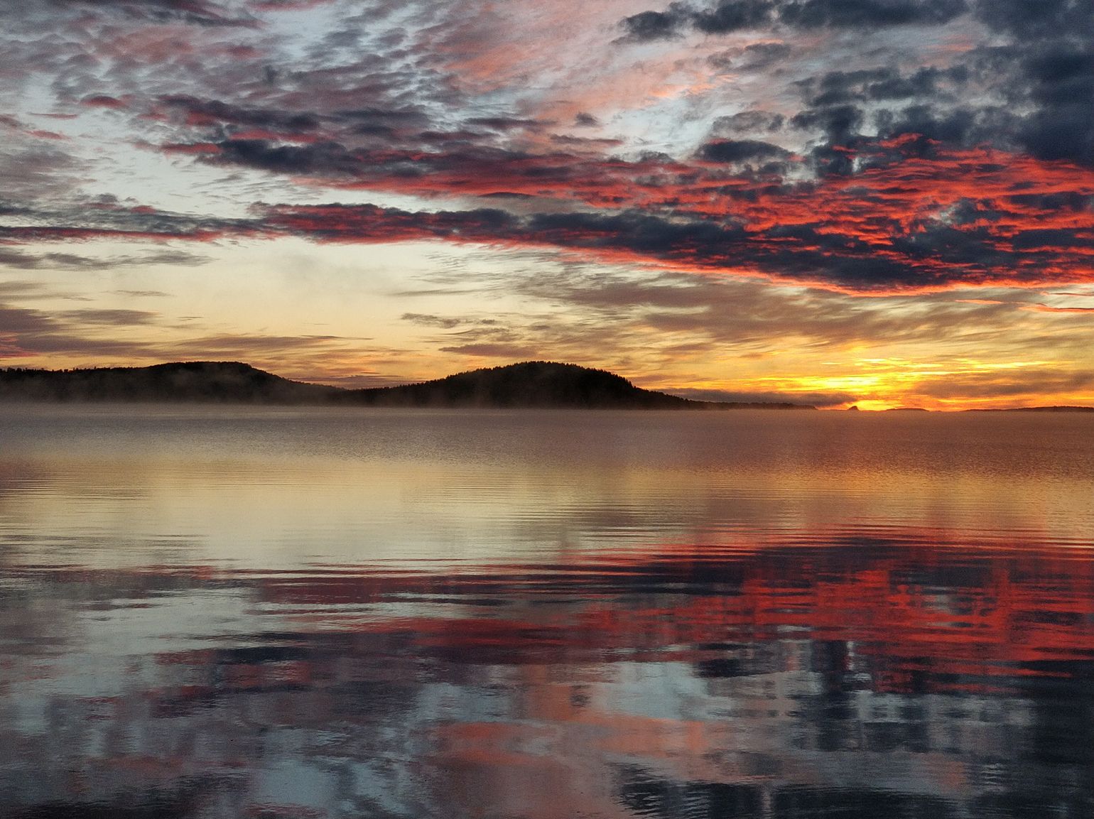 Zonsopgang in Finland
