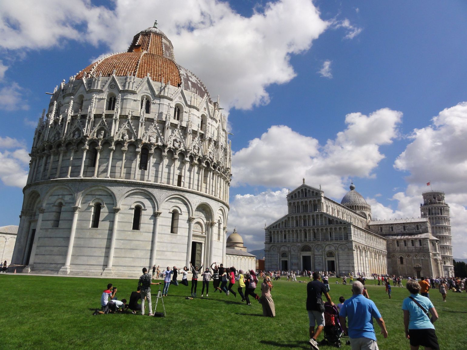 Pisa in Italië, op groepsreis met Joker