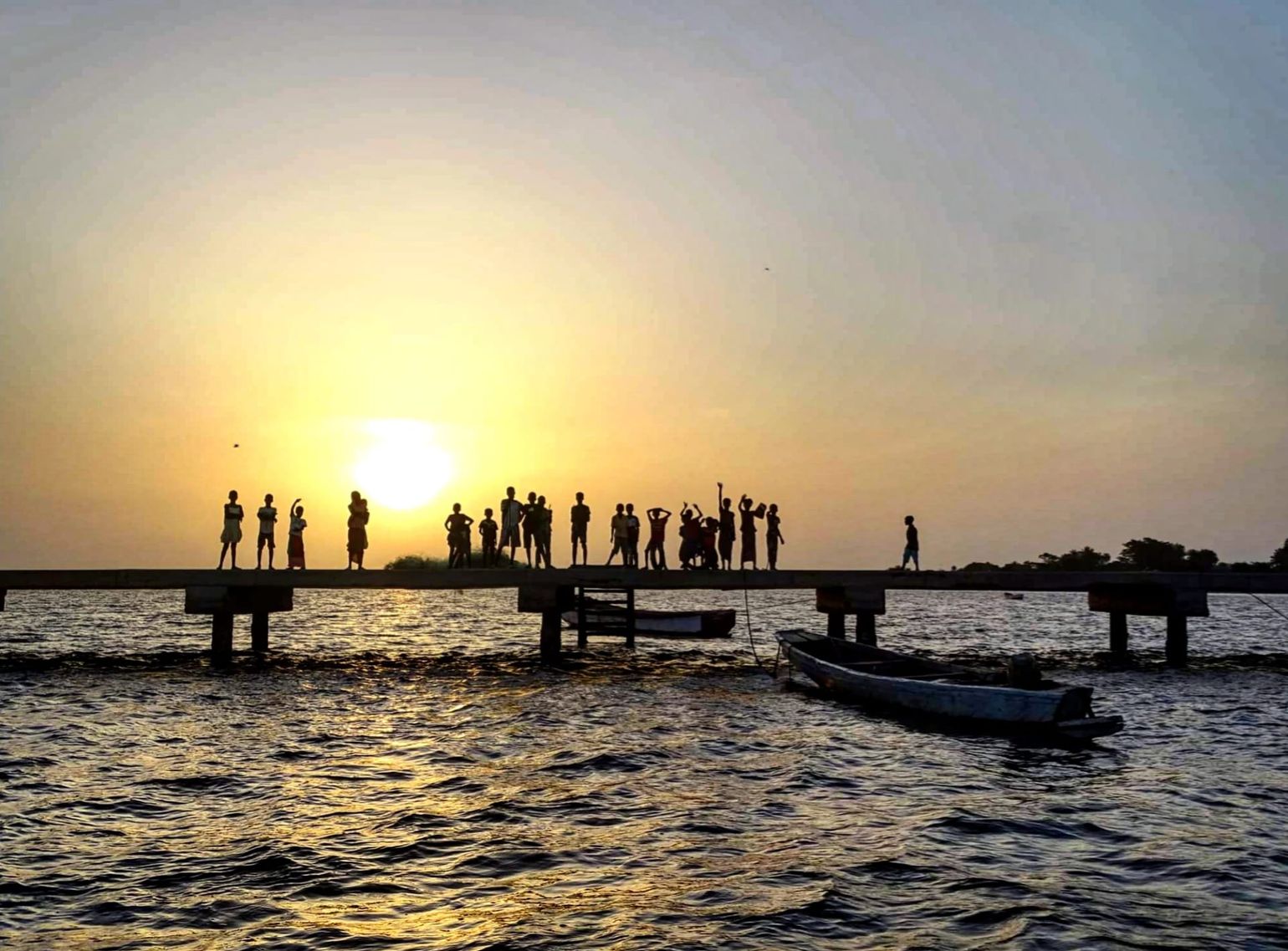 Gambia, zonsondergang