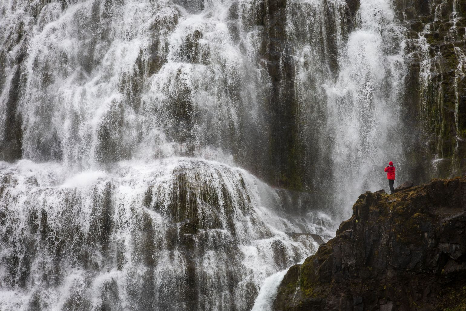 de Dynjandi waterval in IJsland