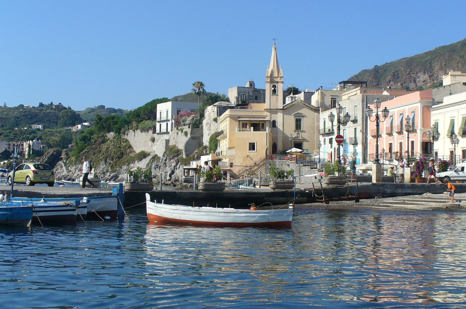 Haven op Eolische Eilanden, Italie