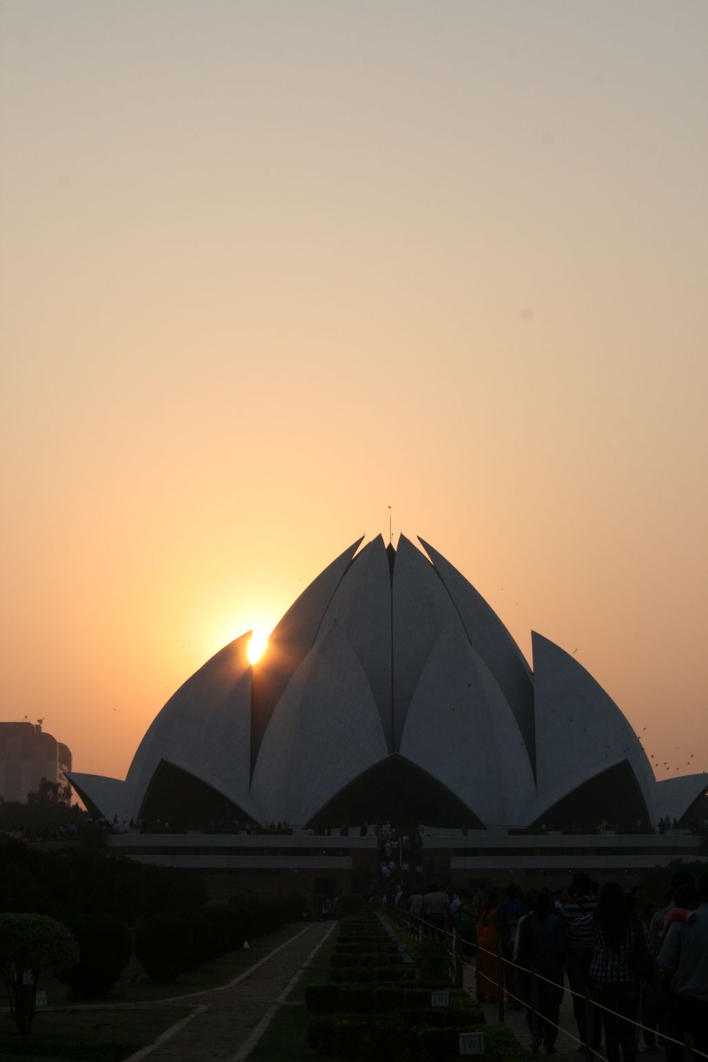 Lotustempel in Delhi, India