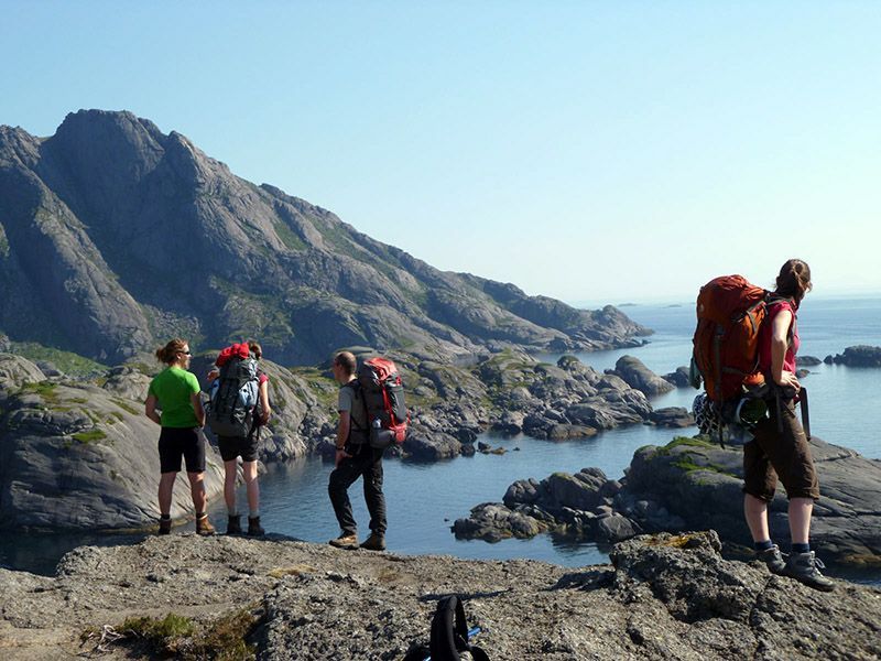 Rondtrekken met rugzak in de Noorse Lofoten