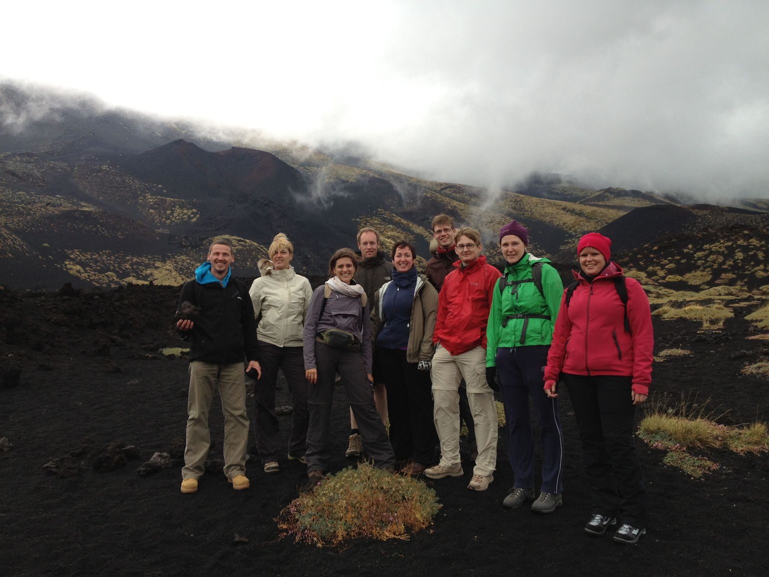 Beklimming vulkaan Etna op Sicilië met Joker