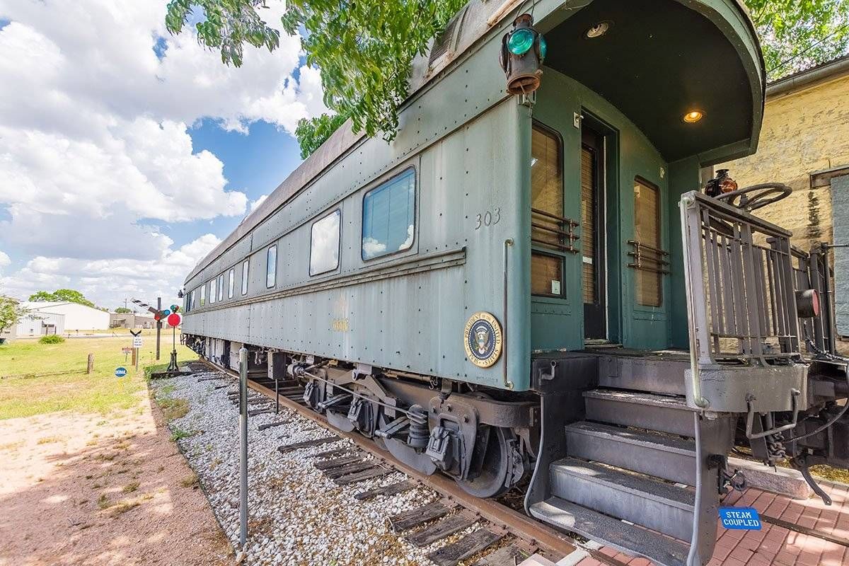 Treinwagon in Fredericksburg