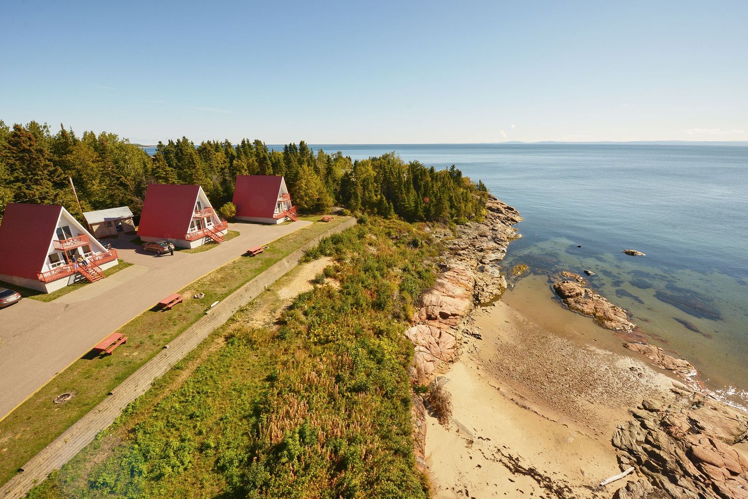 Chalets de Anse-à-Jos, Essipit