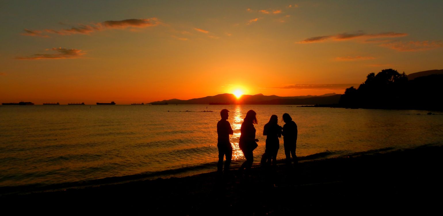 Canada Sunset Beach Vancouver