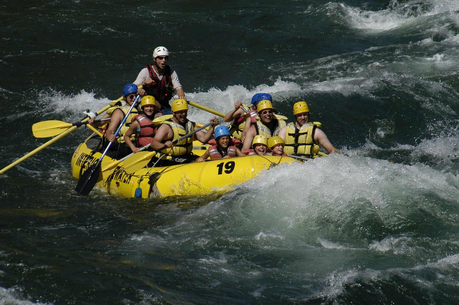 Whitewater rafting op de Clearwater River 
