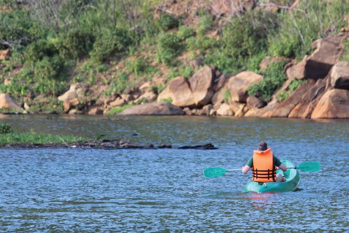 kajak in Belihuloya sri lanka