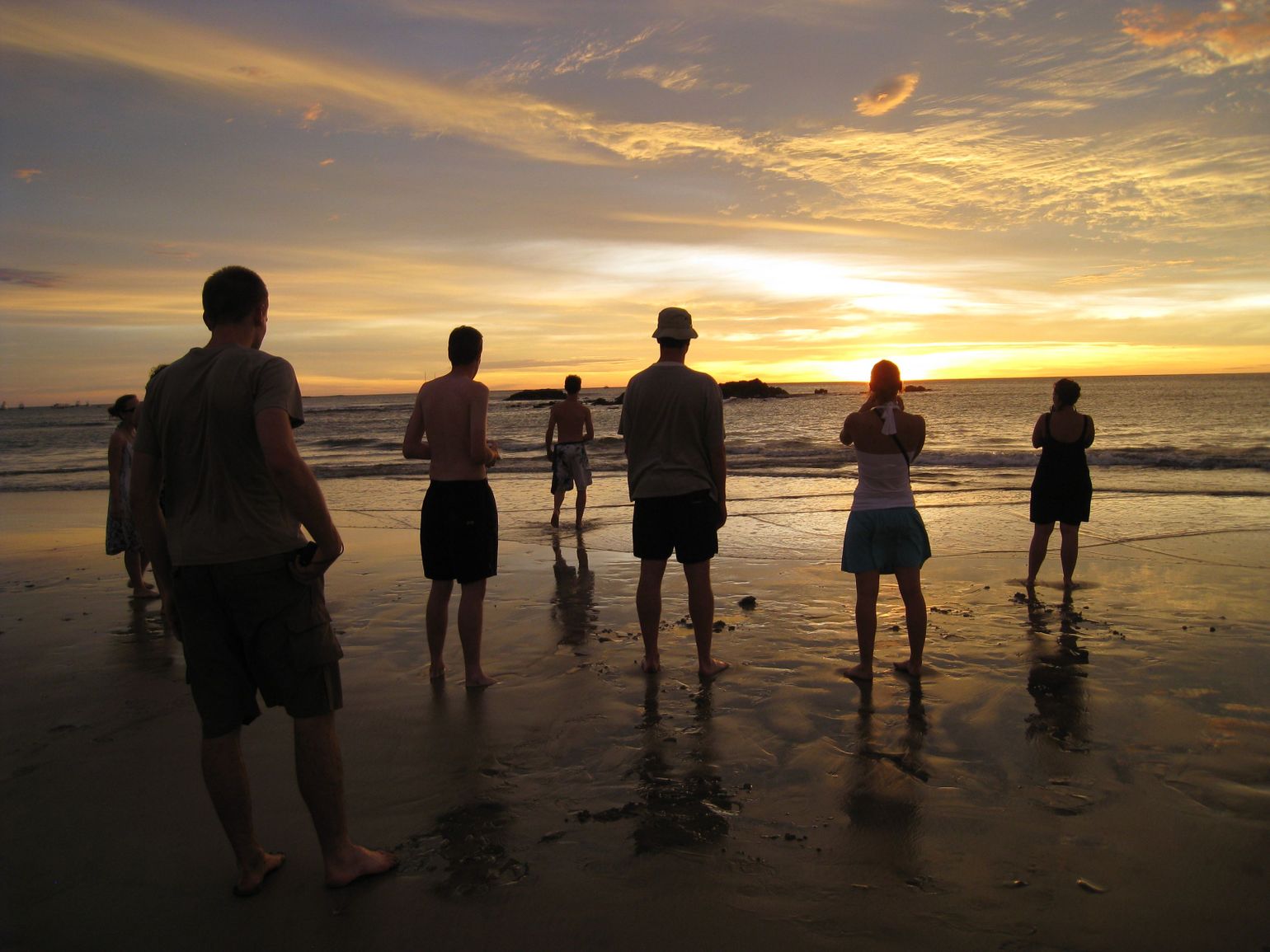 Zonsondergang Costa Rica