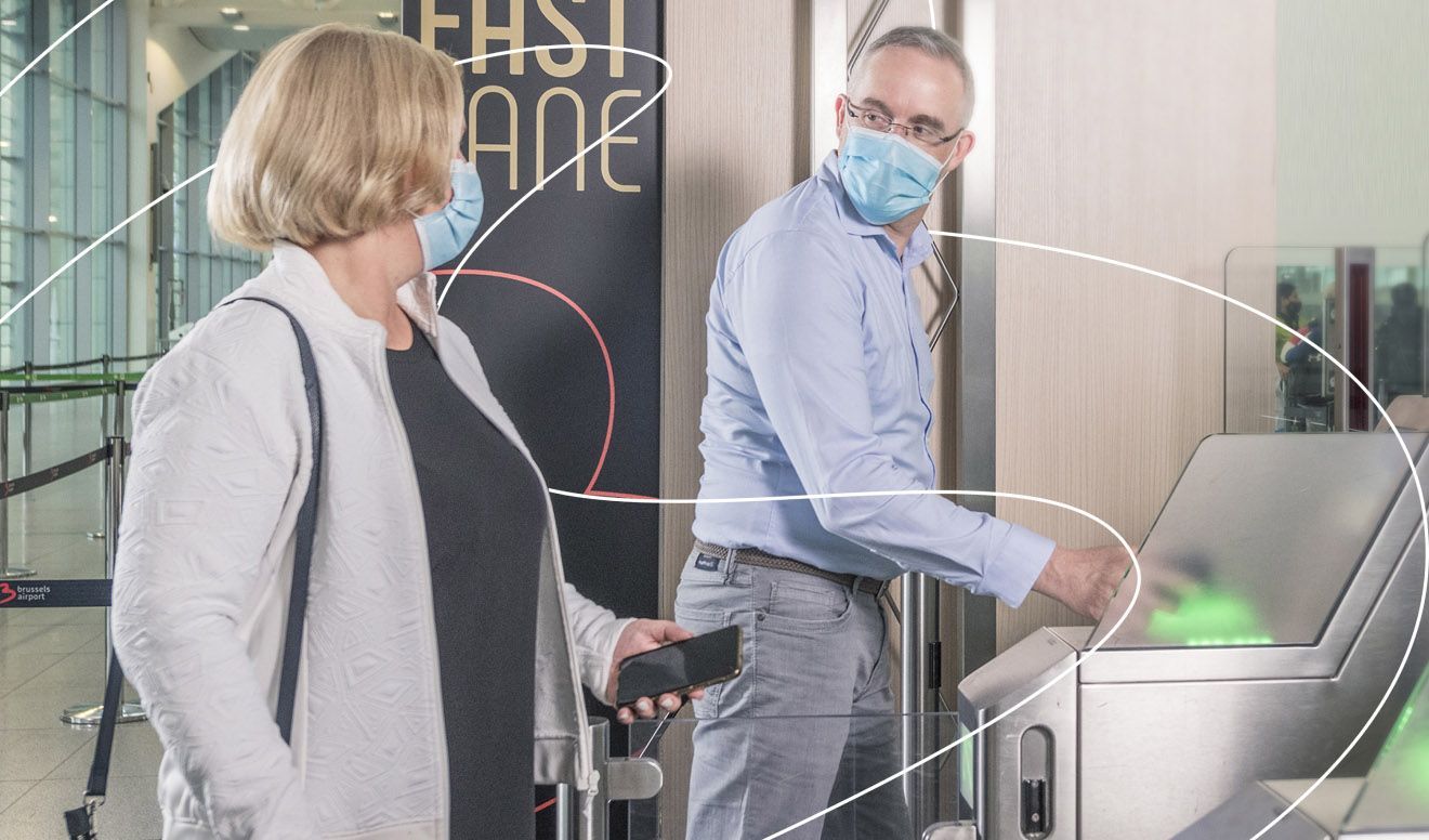 Brussels airport fast lane