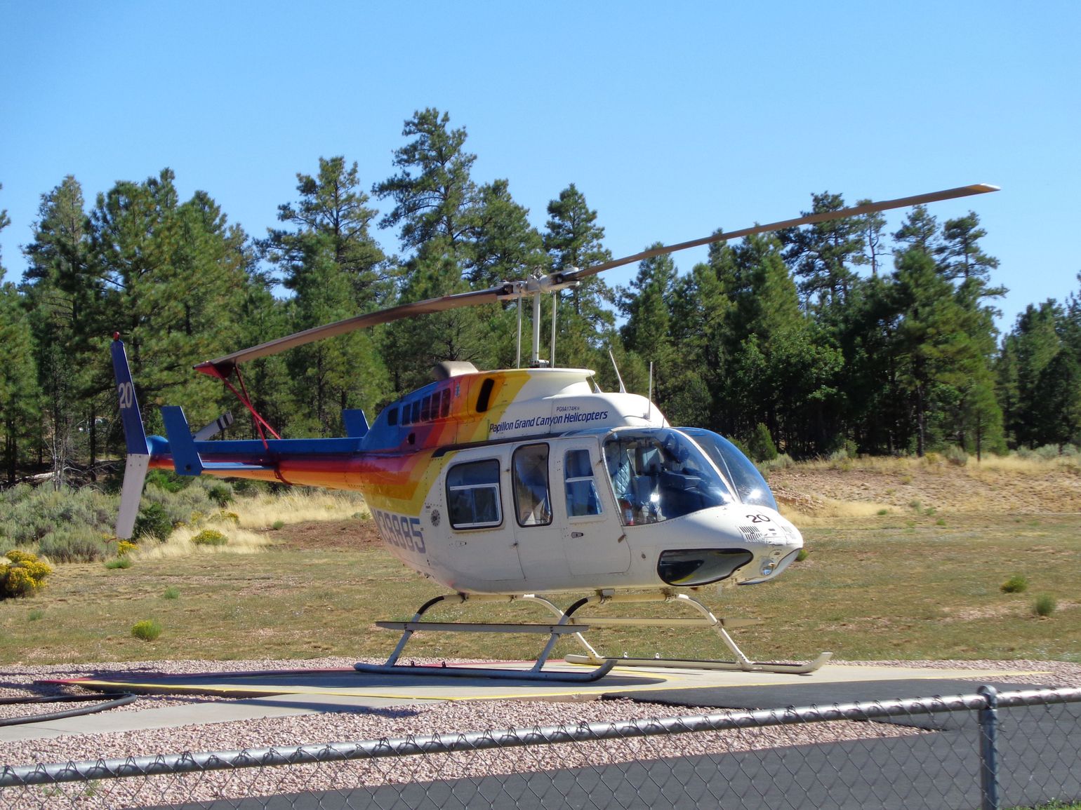 Met de helikopter over de Grand Canyon