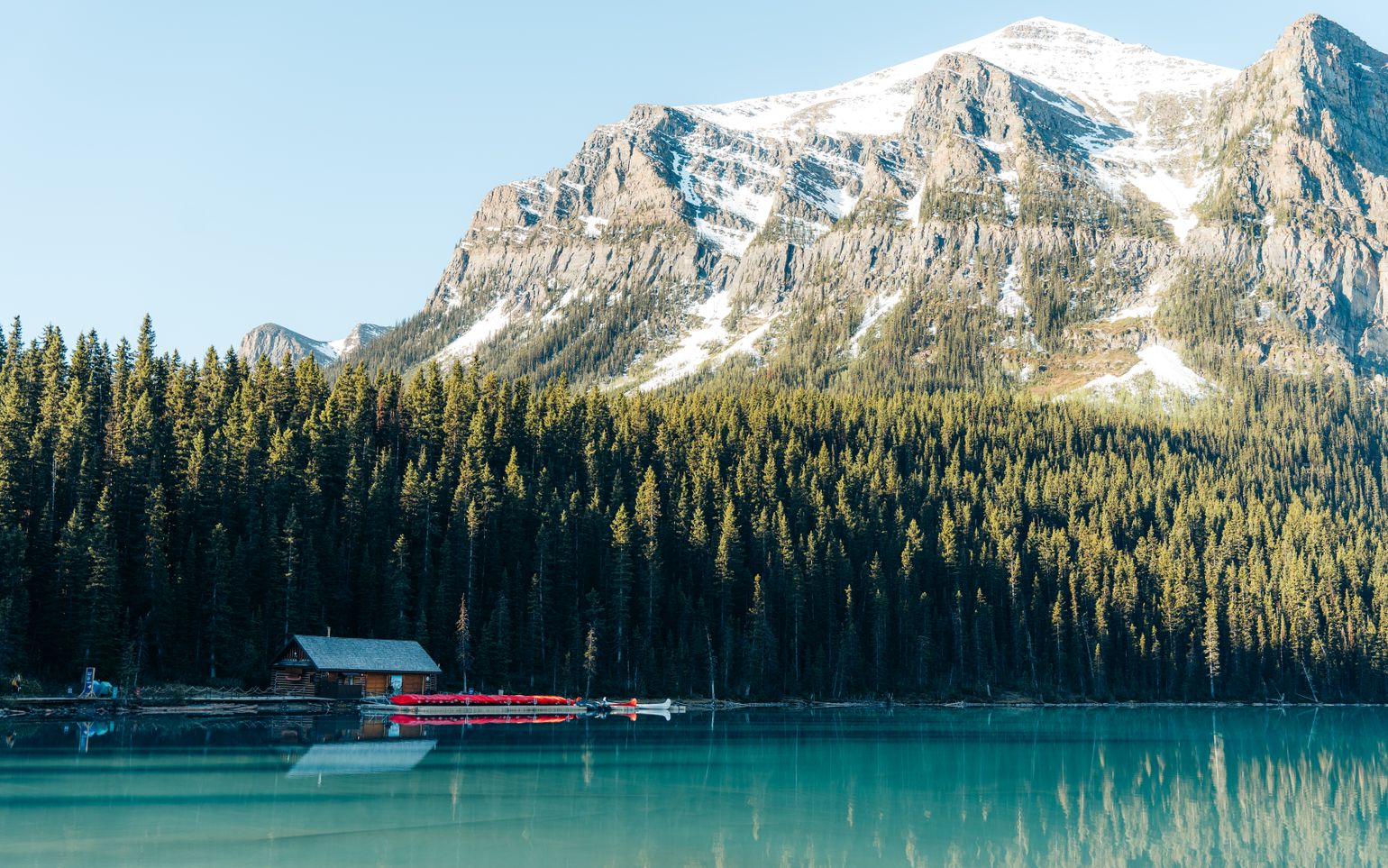 Lake Louise golden hour