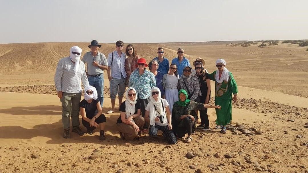 De hele groep van deze groepsreis Marokko met Intrepid Travel