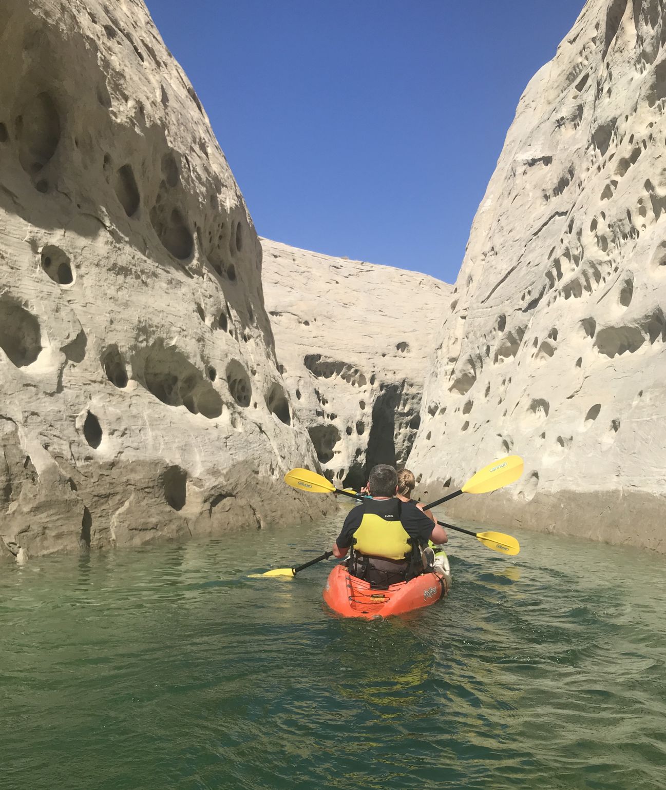 Kajakken op Lake Powell